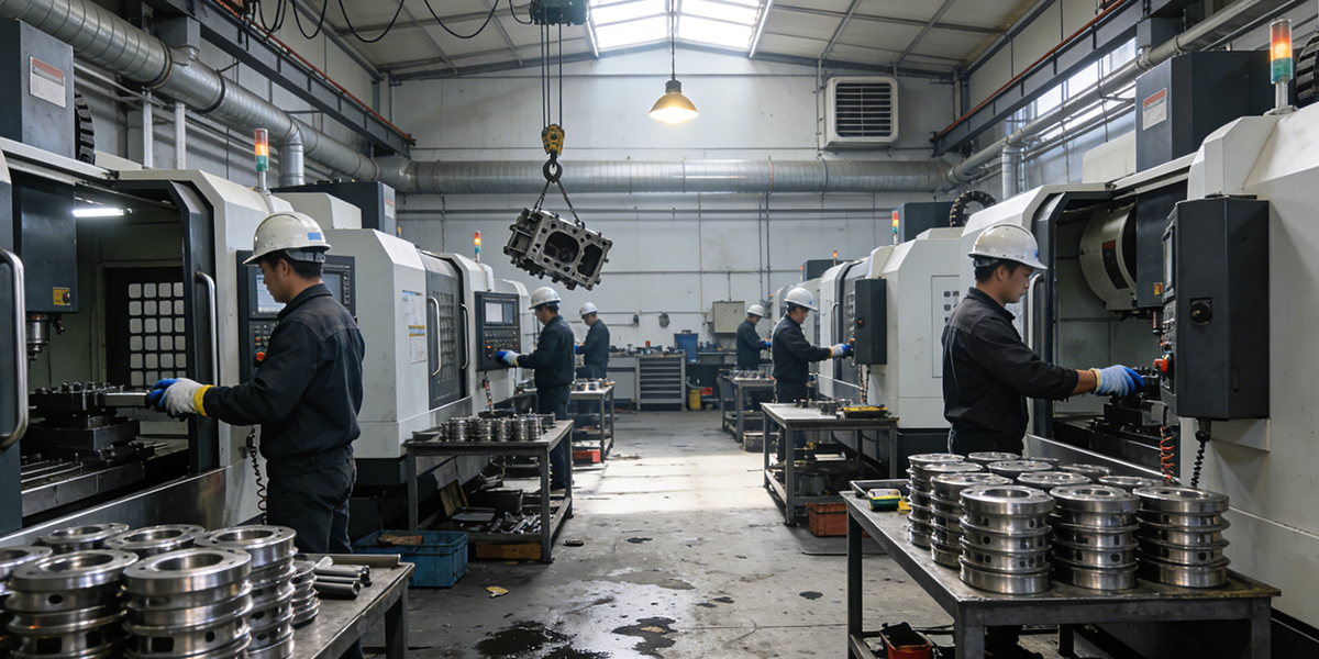 機械加工車間清潔